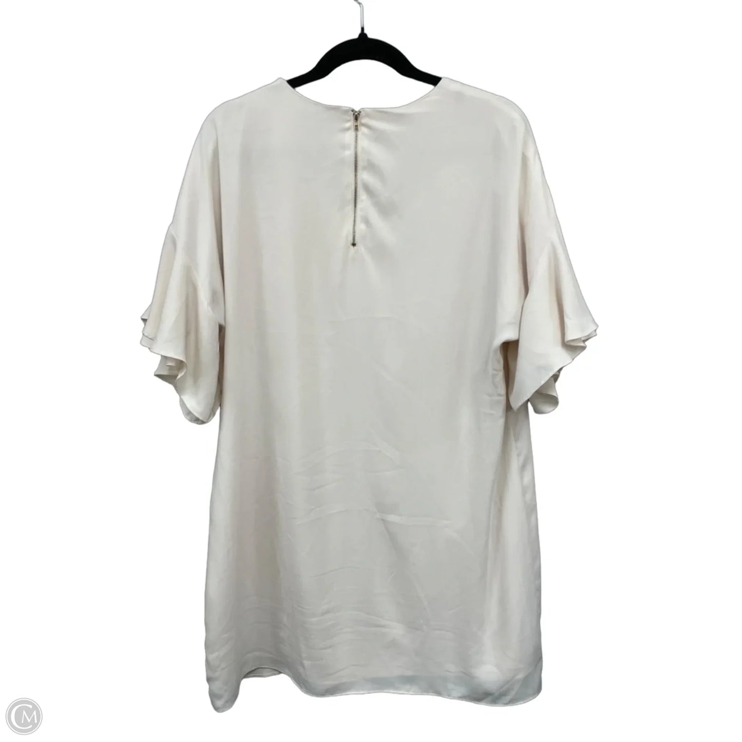 Dress Casual Short By Naked Zebra In Cream, Size: L