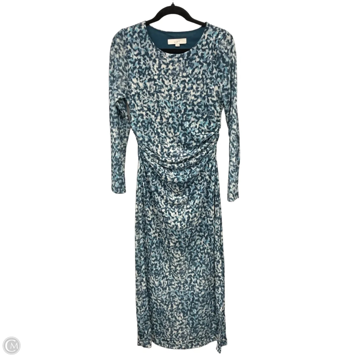 Dress Casual Maxi By Loft In Animal Print, Size: M