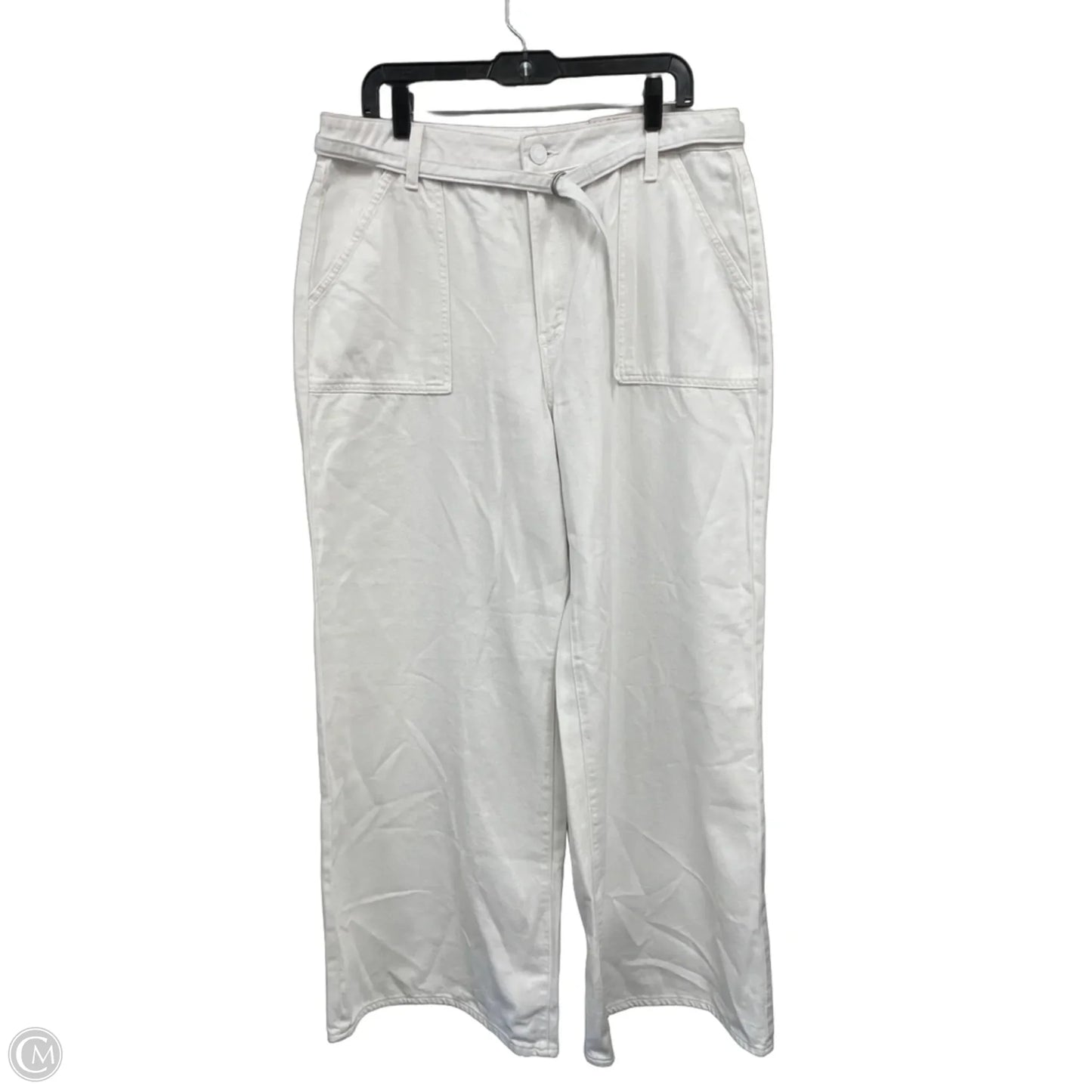 Jeans Wide Leg By So In White, Size: 16