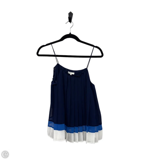 Top Sleeveless By Joie In Blue & White, Size: S