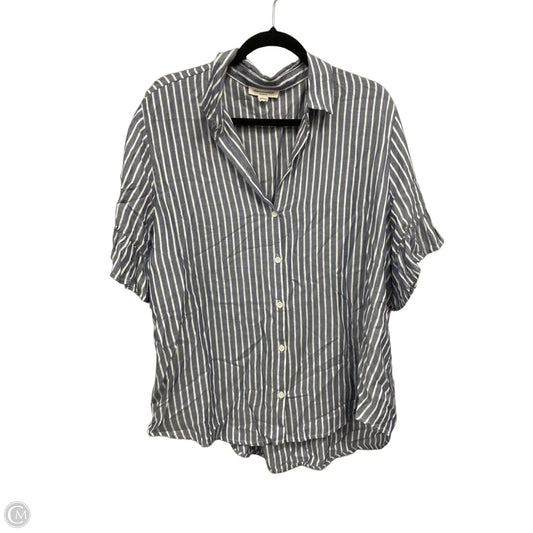 Top Short Sleeve By Beachlunchlounge In Striped Pattern, Size: Xl