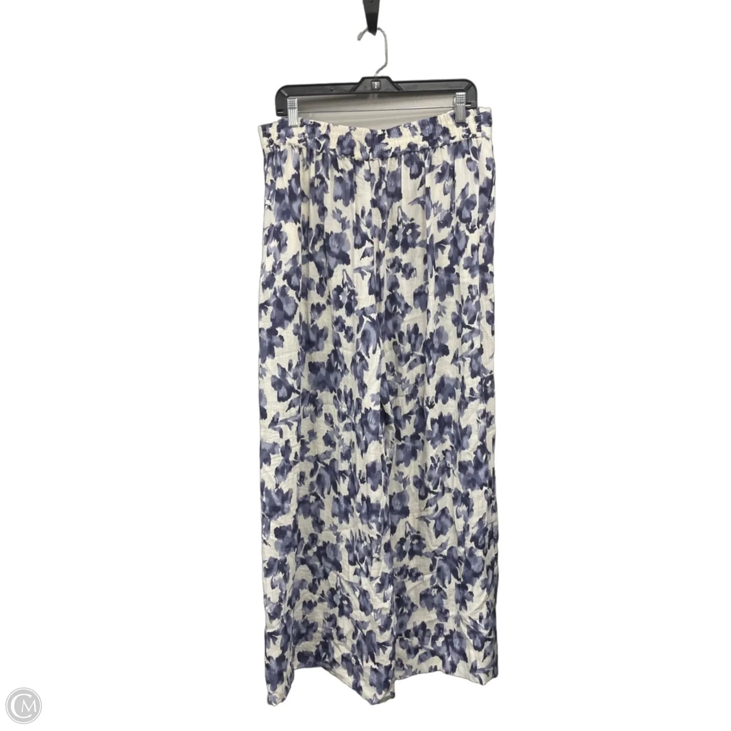 Pants Set 2pc By Vince Camuto In Blue & Cream, Size: L