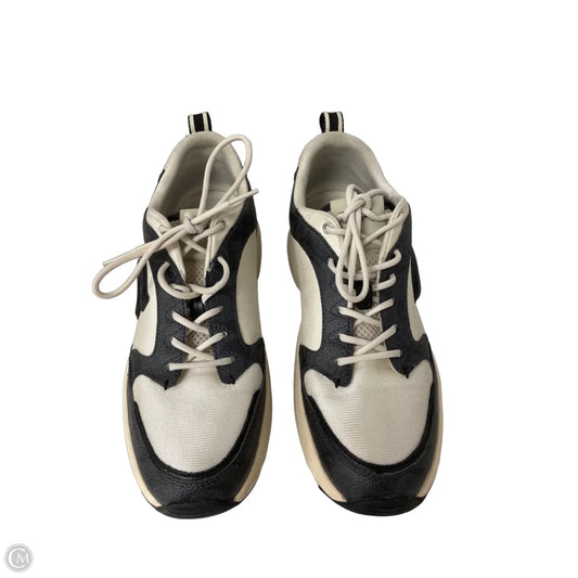 Shoes Designer By Coach In Black & Cream, Size: 9