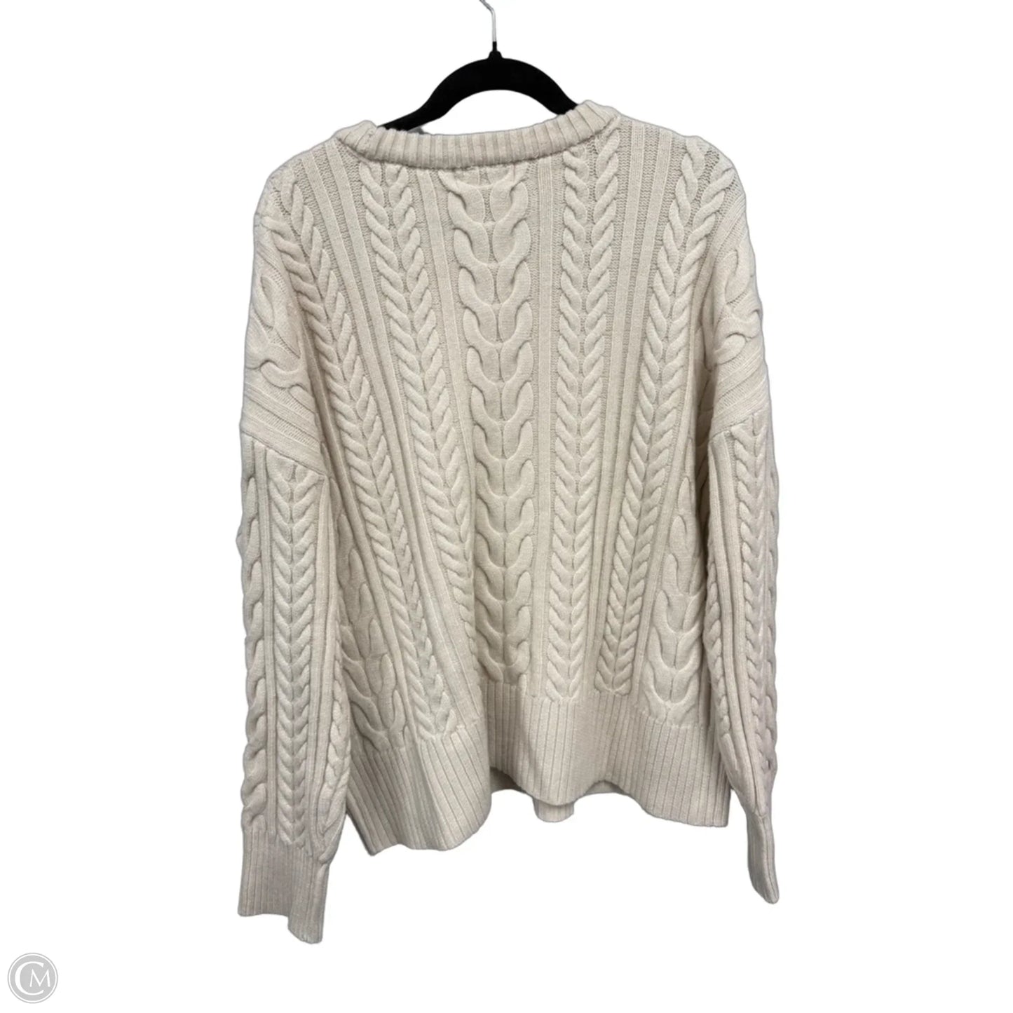 Sweater By Philosophy In Cream, Size: Xl