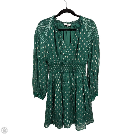 Dress Casual Short By Clothes Mentor In Gold & Green, Size: M