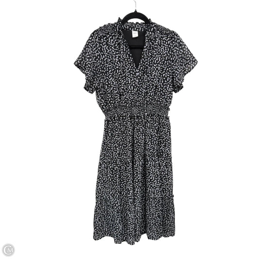 Dress Casual Midi By Melrose And Market In Polkadot Pattern, Size: Xl
