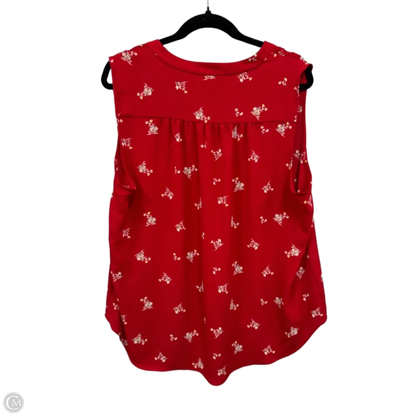 Top Sleeveless By Vince Camuto In Floral Print, Size: Xl
