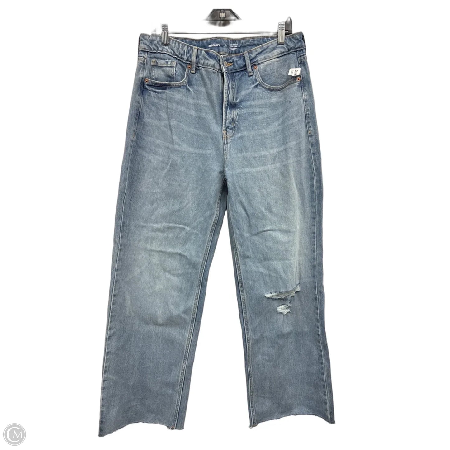 Jeans Wide Leg By Old Navy In Blue, Size: 12p