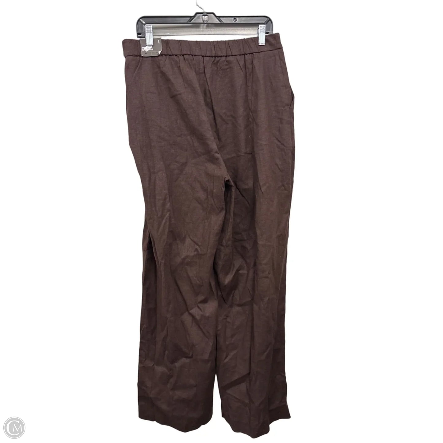 Pants Wide Leg By Express In Brown, Size: L
