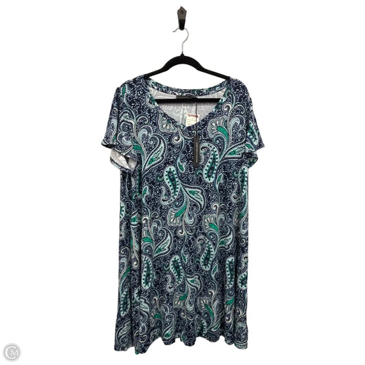 Dress Casual Short By Tahari In Paisley Print, Size: 1x