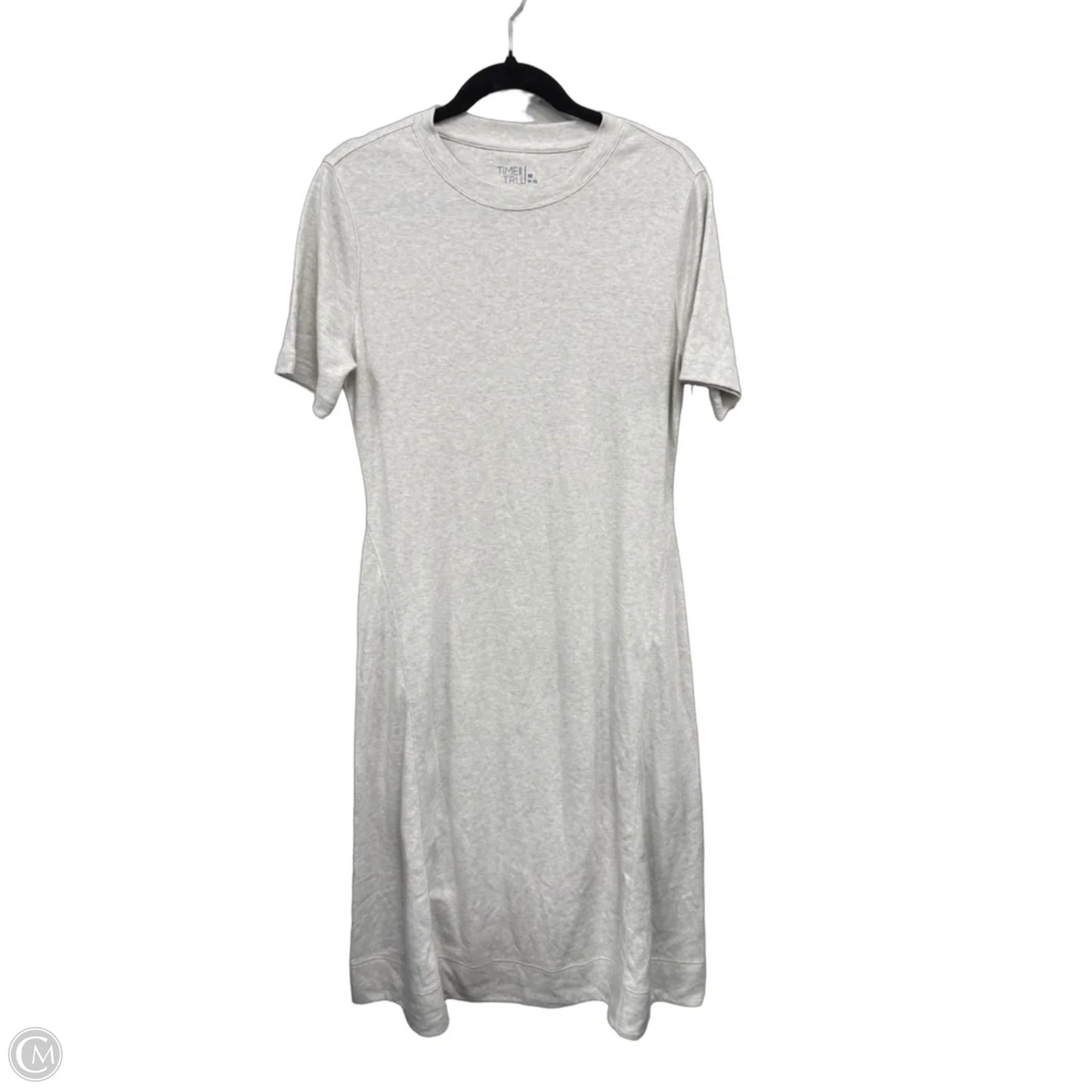 Dress Casual Midi By Time And Tru In Grey, Size: M