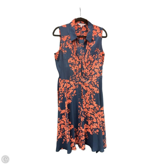 Dress Casual Midi By Nanette By Nanette Lepore In Floral Print, Size: 8