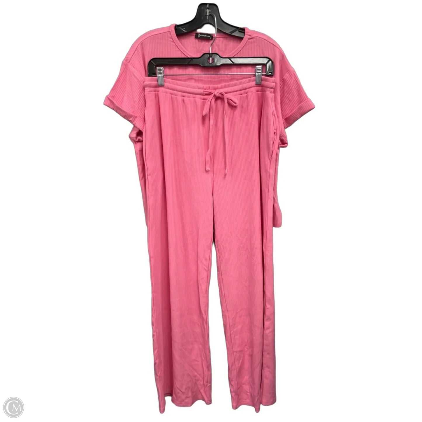 Pants Set 2pc By Prettygarden In Pink, Size: L
