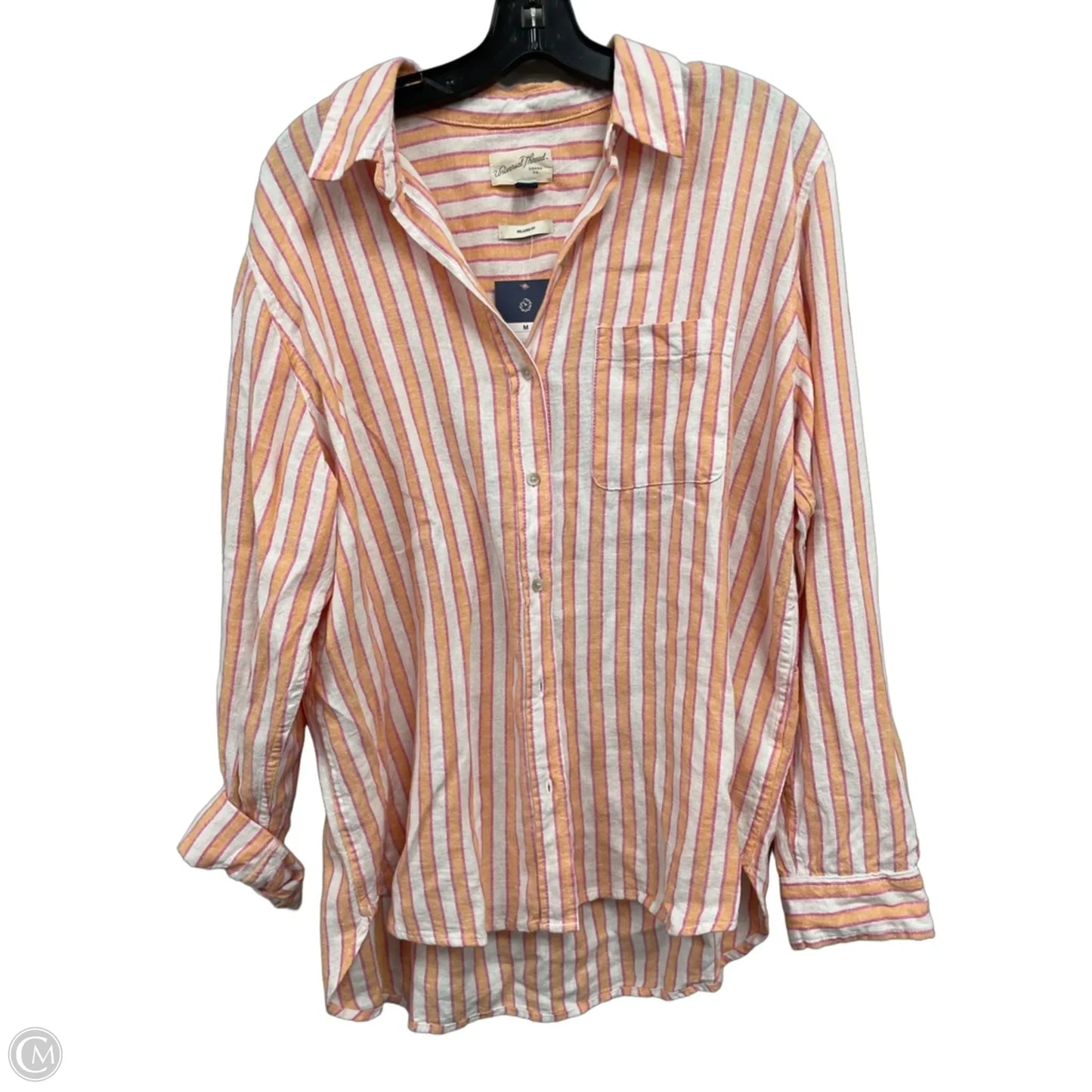 Shorts Set By Universal Thread In Striped Pattern, Size: M