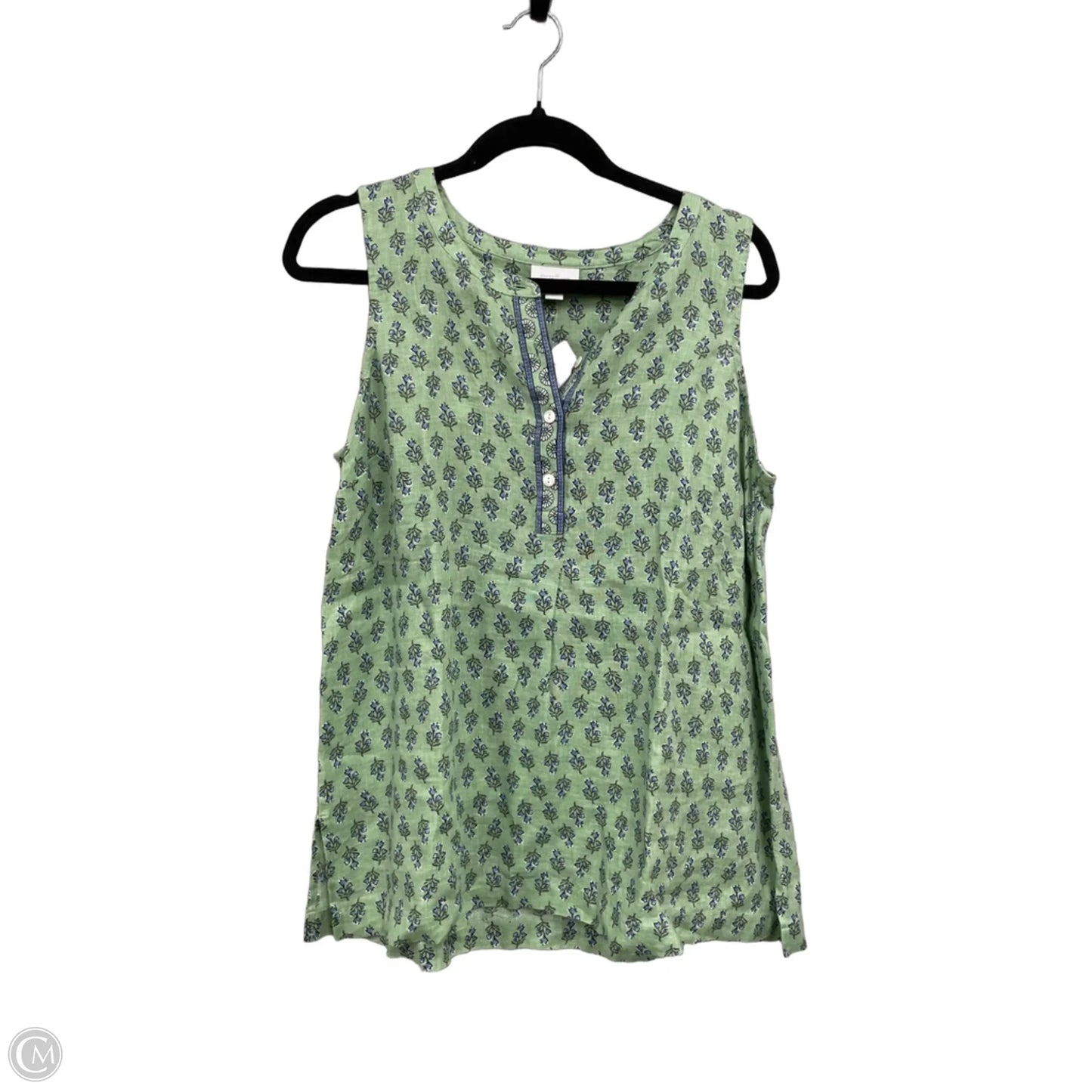 Top Sleeveless By Pure Jill In Floral Print, Size: Mp