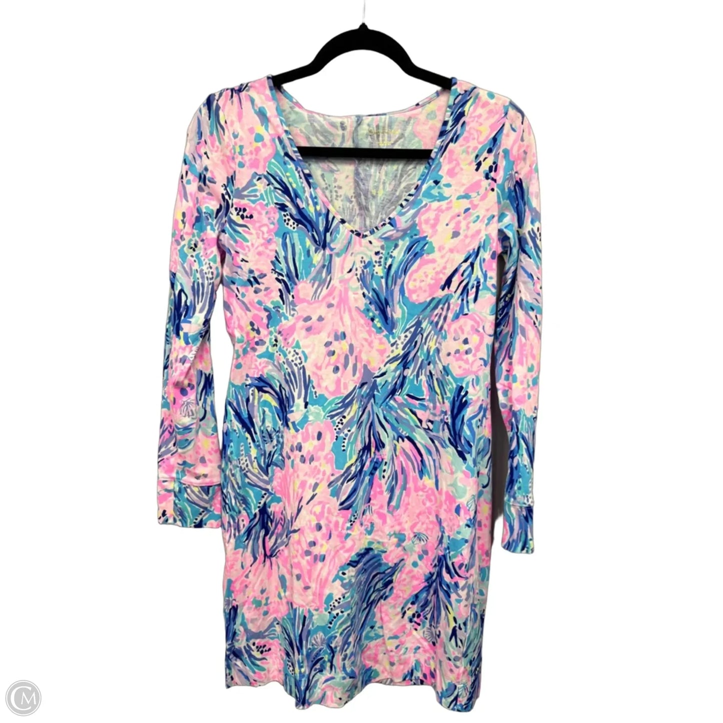 Dress Designer By Lilly Pulitzer In Blue & Pink, Size: S