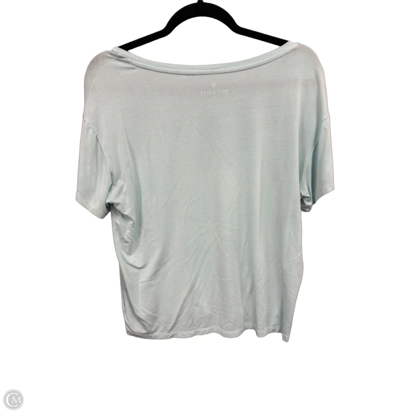 Top Short Sleeve Basic By American Eagle In Blue, Size: S