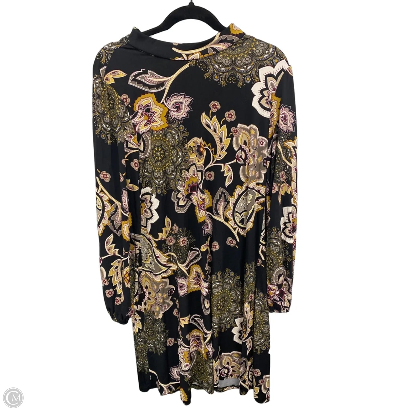 Dress Casual Short By Robbie Bee In Floral Print, Size: L