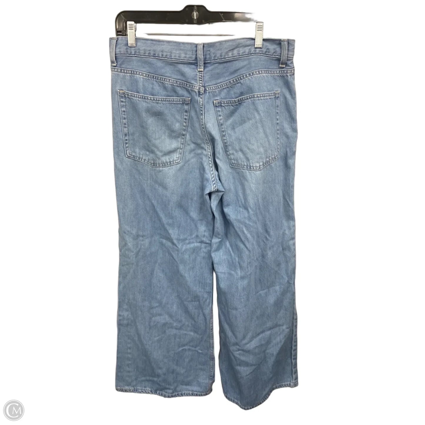 Jeans Wide Leg By Uniqlo In Blue, Size: 10
