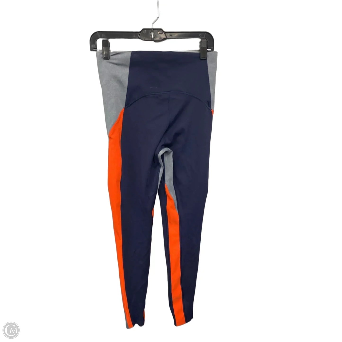 Athletic Leggings By Athleta In Blue & Orange, Size: S