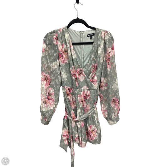 Dress Casual Short By Express In Floral Print, Size: S