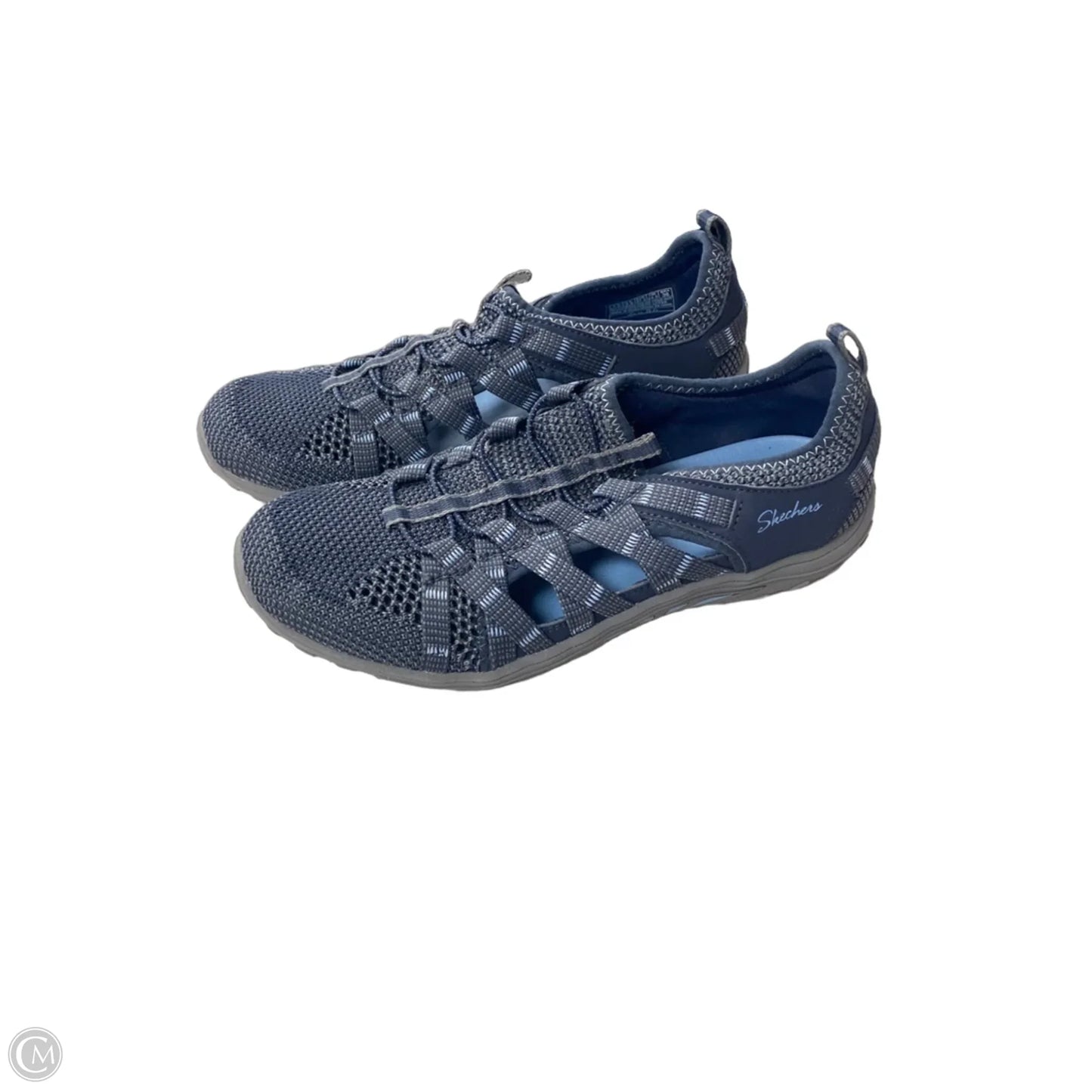 Shoes Athletic By Skechers In Blue, Size: 7.5