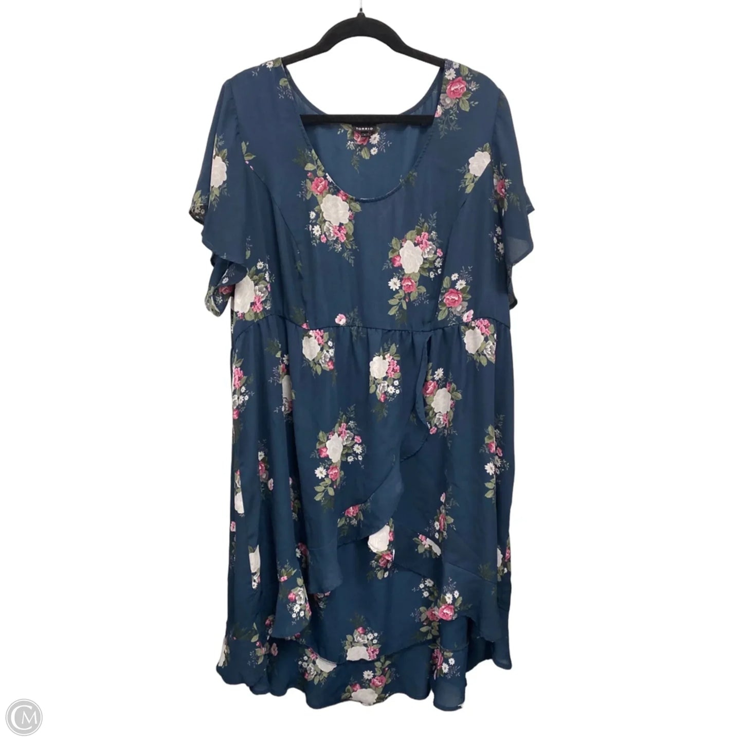 Dress Casual Midi By Torrid In Floral Print, Size: 4x