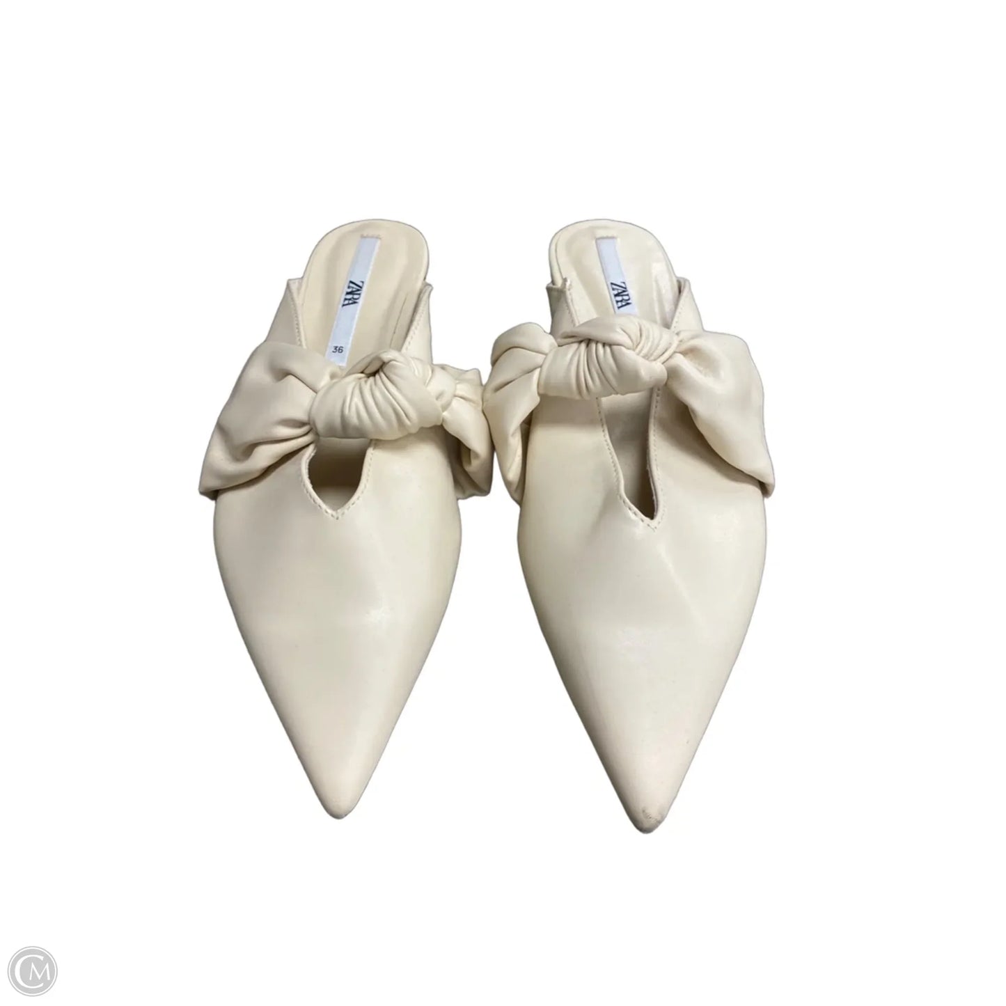 Shoes Flats By Zara In Cream, Size: 5.5