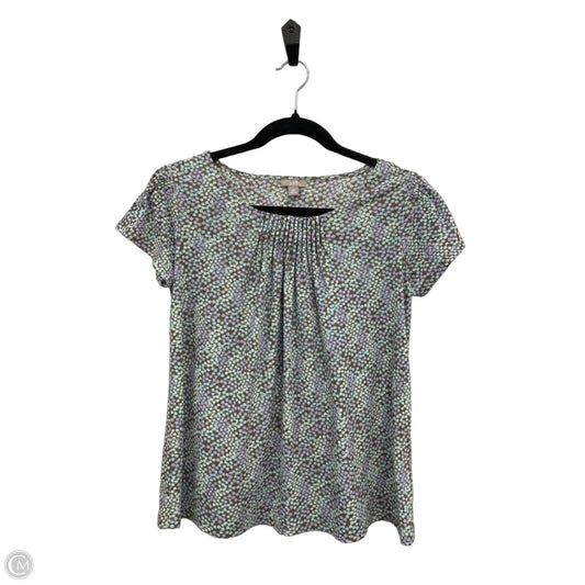 Top Short Sleeve By J. Jill In Multi-colored, Size: Sp