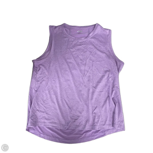 Athletic Tank Top By Avia In Purple, Size: L