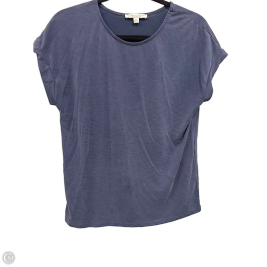Top Short Sleeve By Green Envelope In Navy, Size: Xs