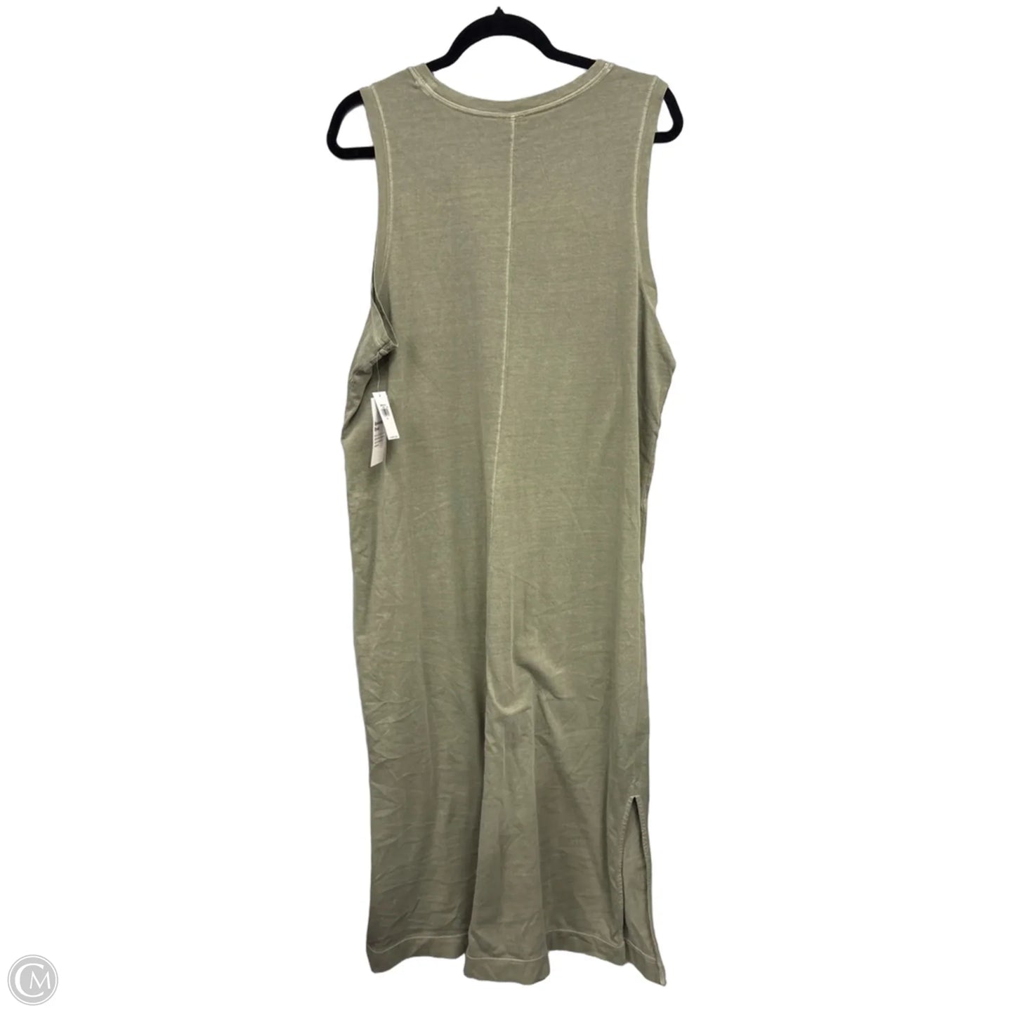 Dress Casual Midi By Old Navy In Green, Size: Xl