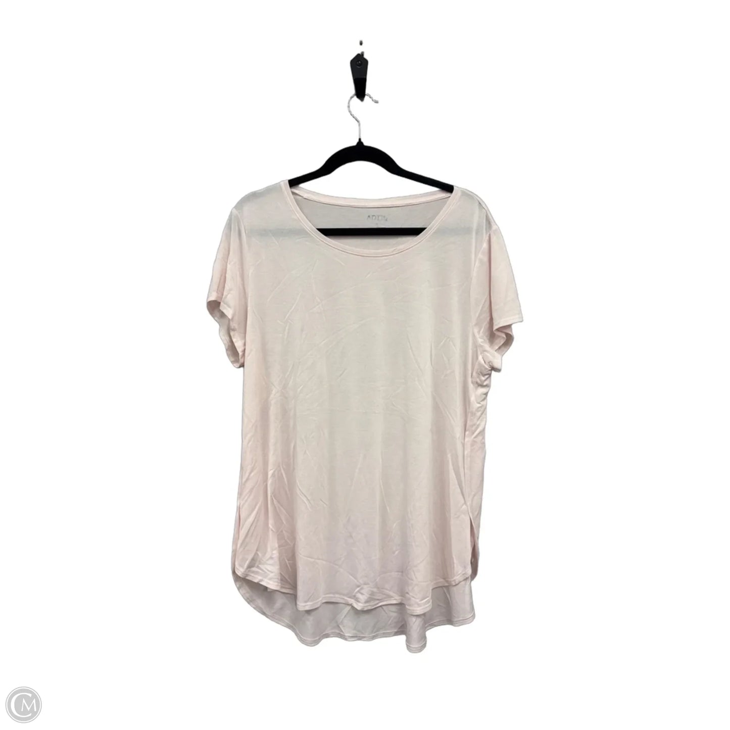 Top Short Sleeve Basic By Apt 9 In Pink, Size: Xl
