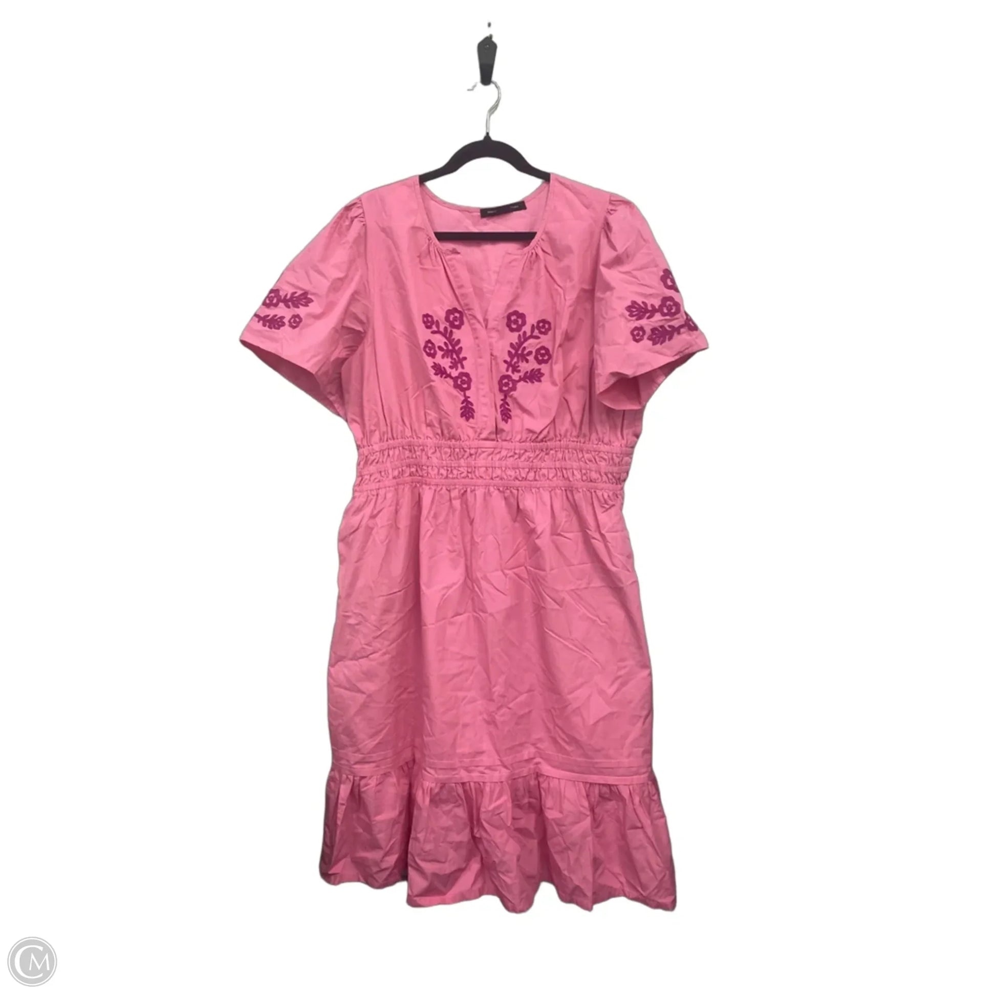 french connection pink dress Dress Casual Midi By French Connection In Floral Print, Size: Xxl