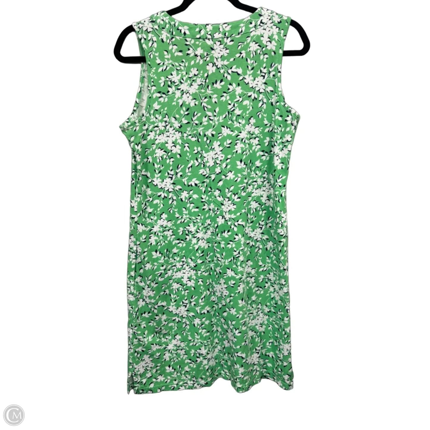 Dress Casual Short By Lands End In Floral Print, Size: L
