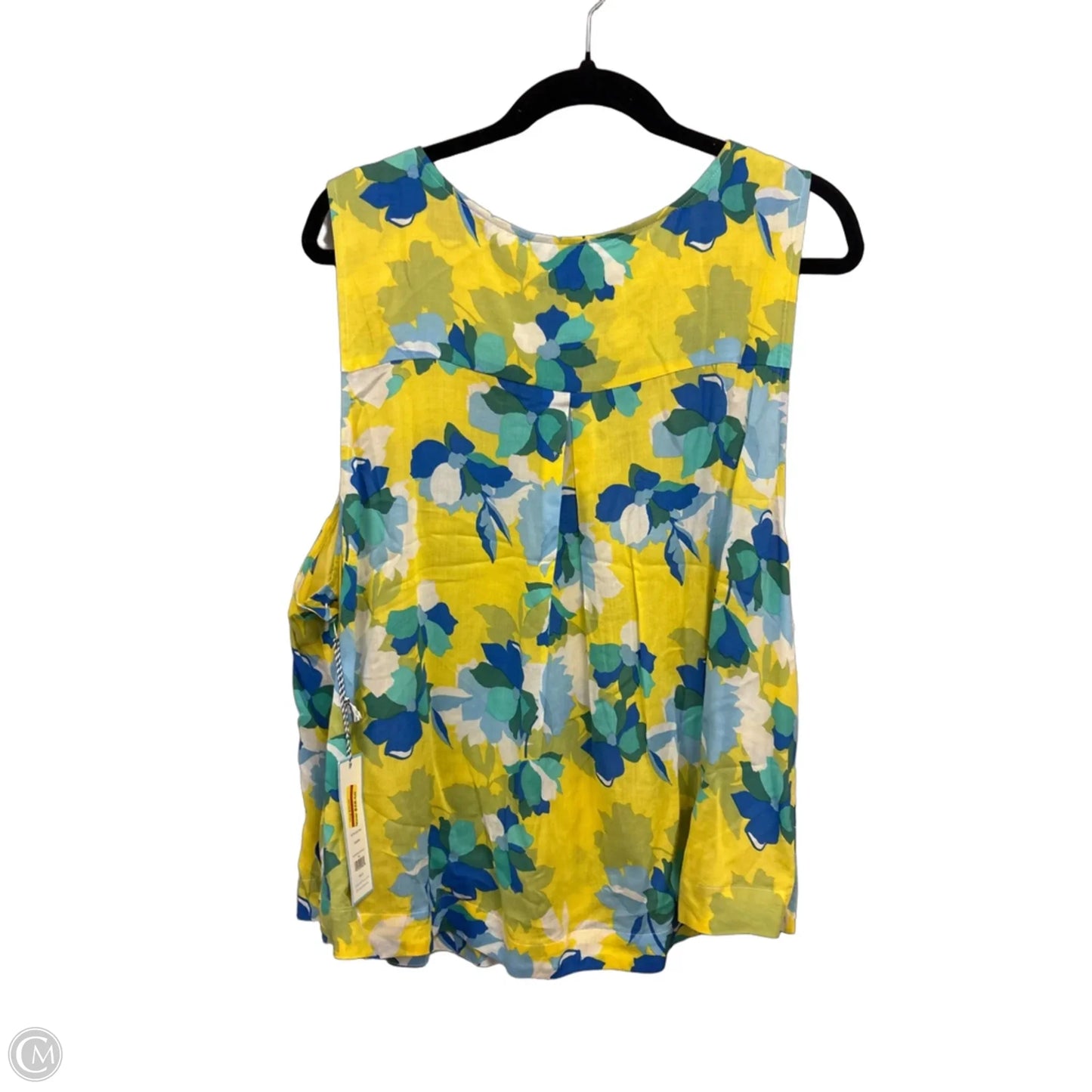 Top Sleeveless By Draper James In Floral Print, Size: Xxl