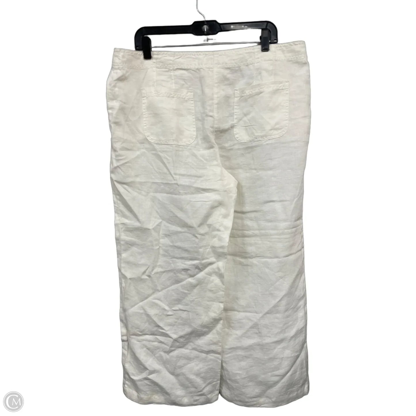 Pants Wide Leg By Chicos In Cream, Size: Lp