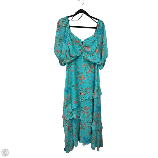 jessica simpson green floral dress Jessica Simpson Women's Emmory Tiered Maxi Dress, Sizes XS-XL