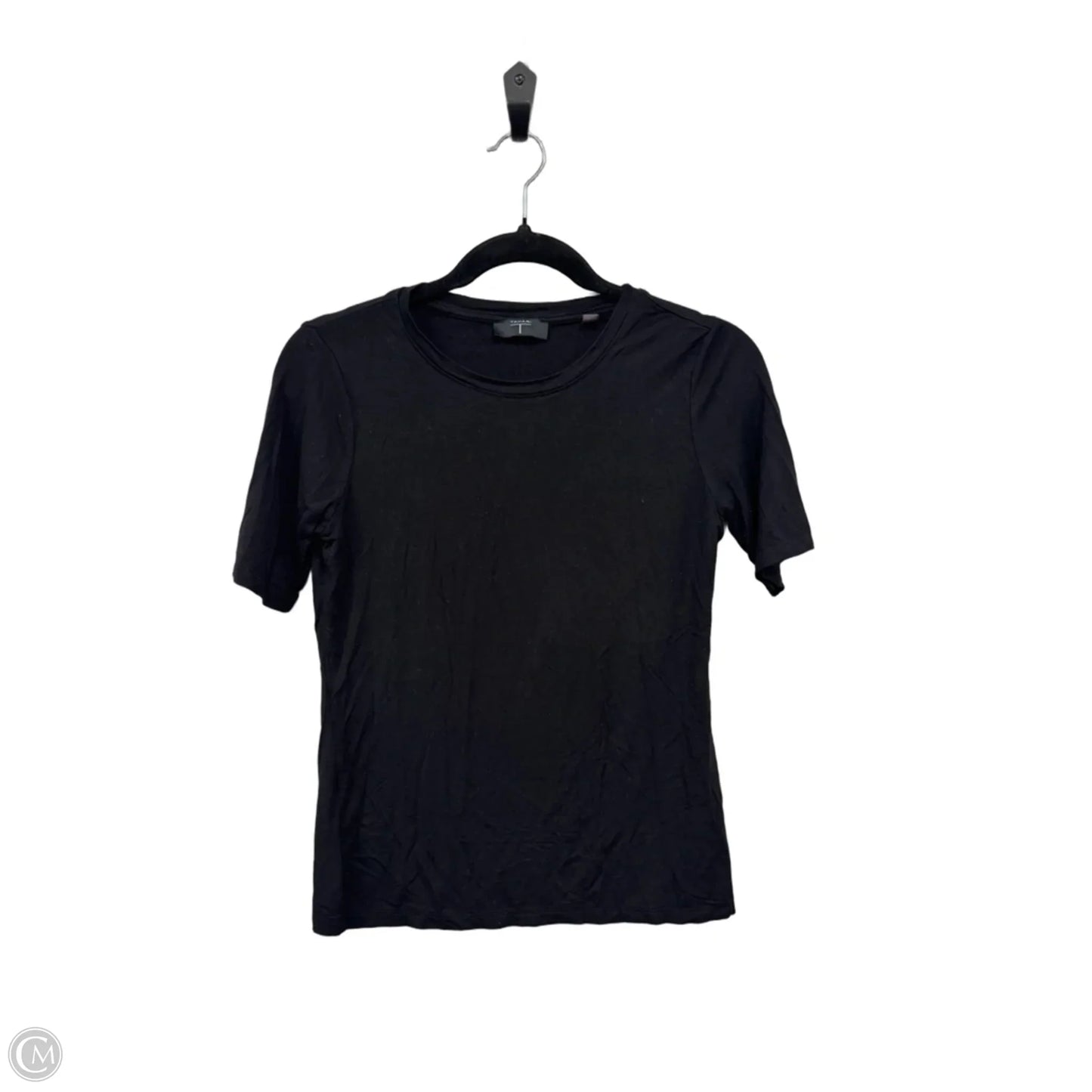 Top Short Sleeve Basic By Tahari In Black, Size: Xs