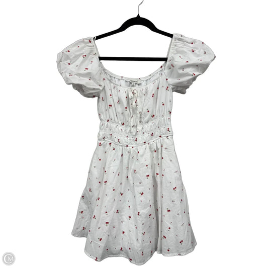 Dress Casual Short By Francesca’s In Red & White, Size: S