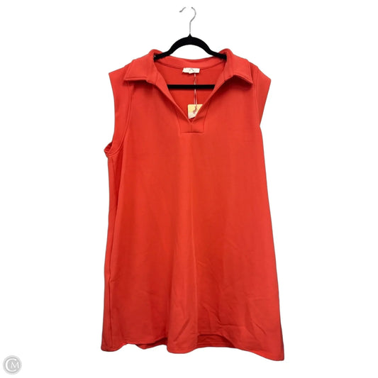 Dress Casual Short By Entro In Coral, Size: 1x