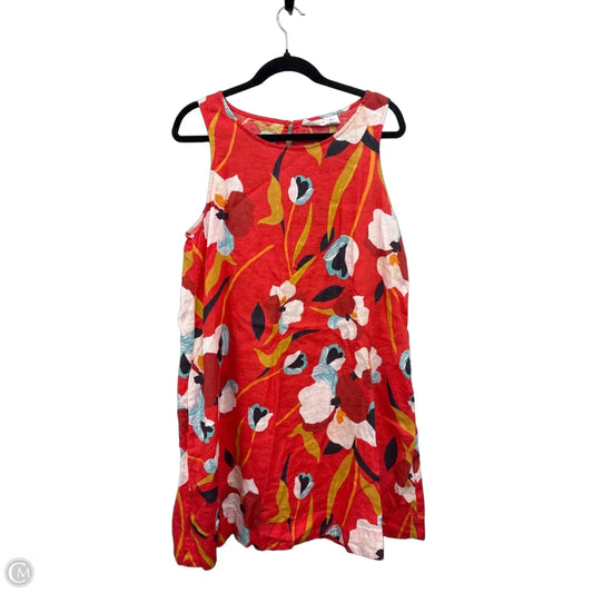 Dress Casual Short By Sigrid Olsen In Floral Print, Size: L
