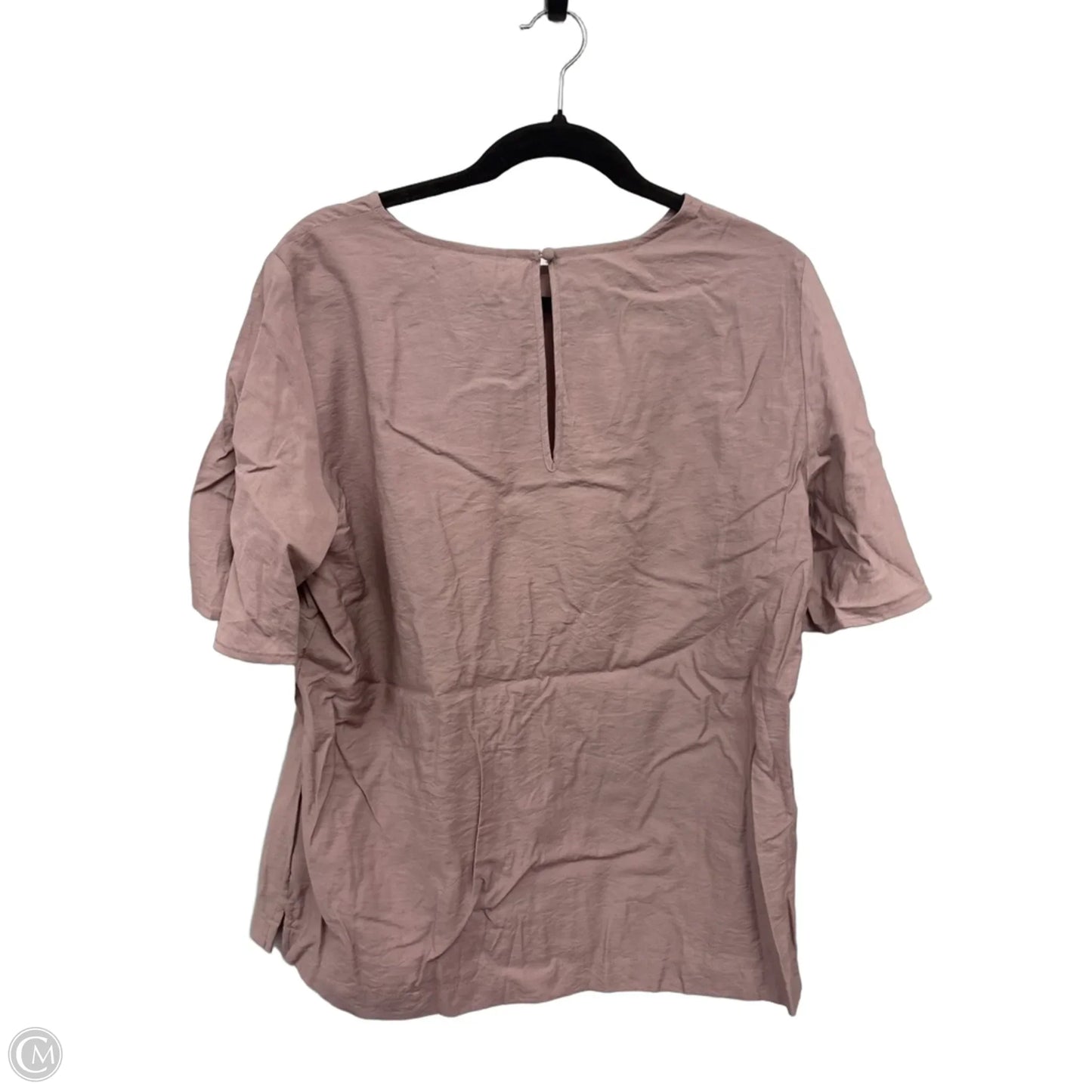 Top Short Sleeve By A New Day In Mauve, Size: L