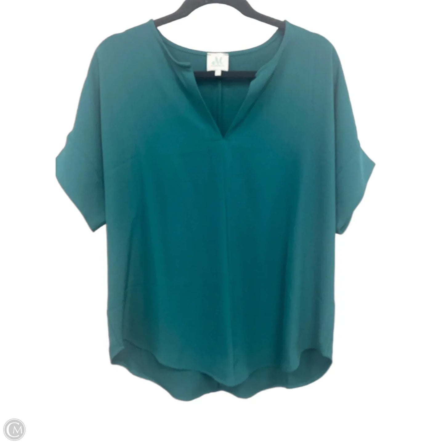 Top Short Sleeve By Clothes Mentor In Green, Size: S