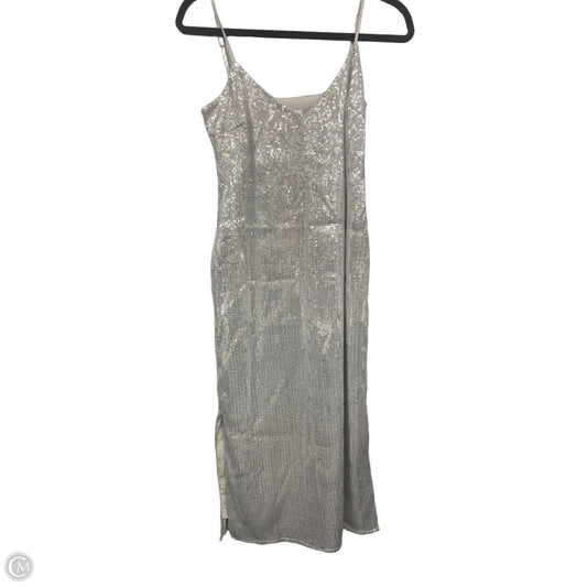 Dress Casual Midi By The Drop In Silver, Size: Xs
