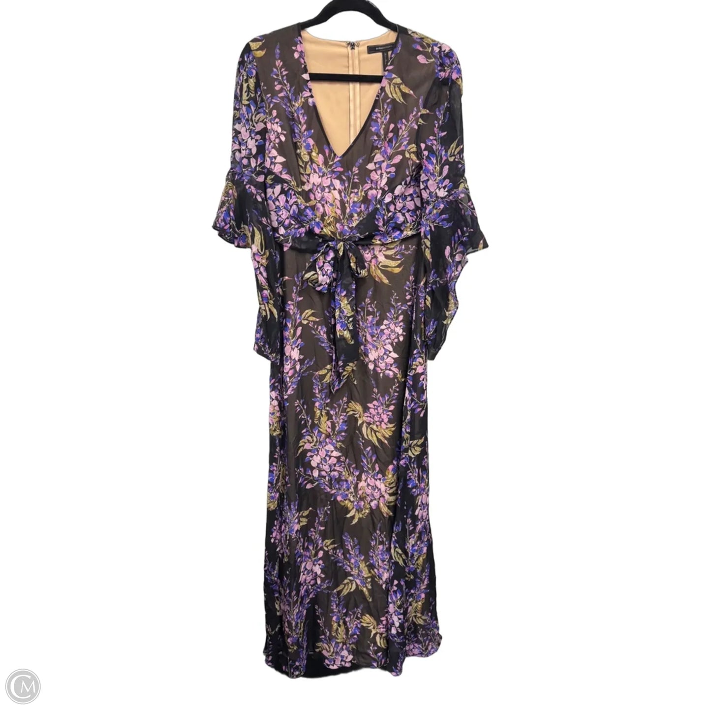 Dress Casual Maxi By Bcbgmaxazria In Floral Print, Size: 4