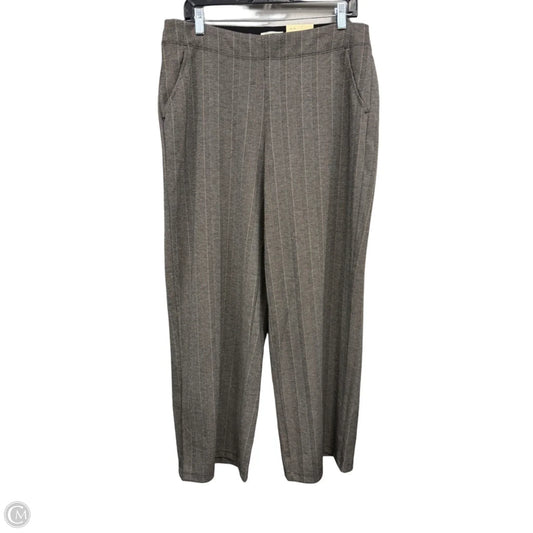 Pants Wide Leg By Max Studio In Striped Pattern, Size: Xl