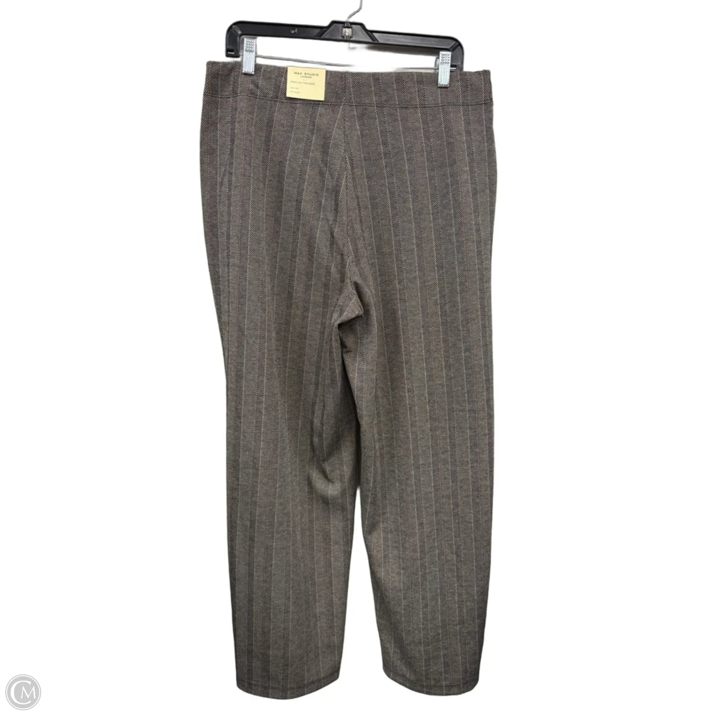 Pants Wide Leg By Max Studio In Striped Pattern, Size: Xl
