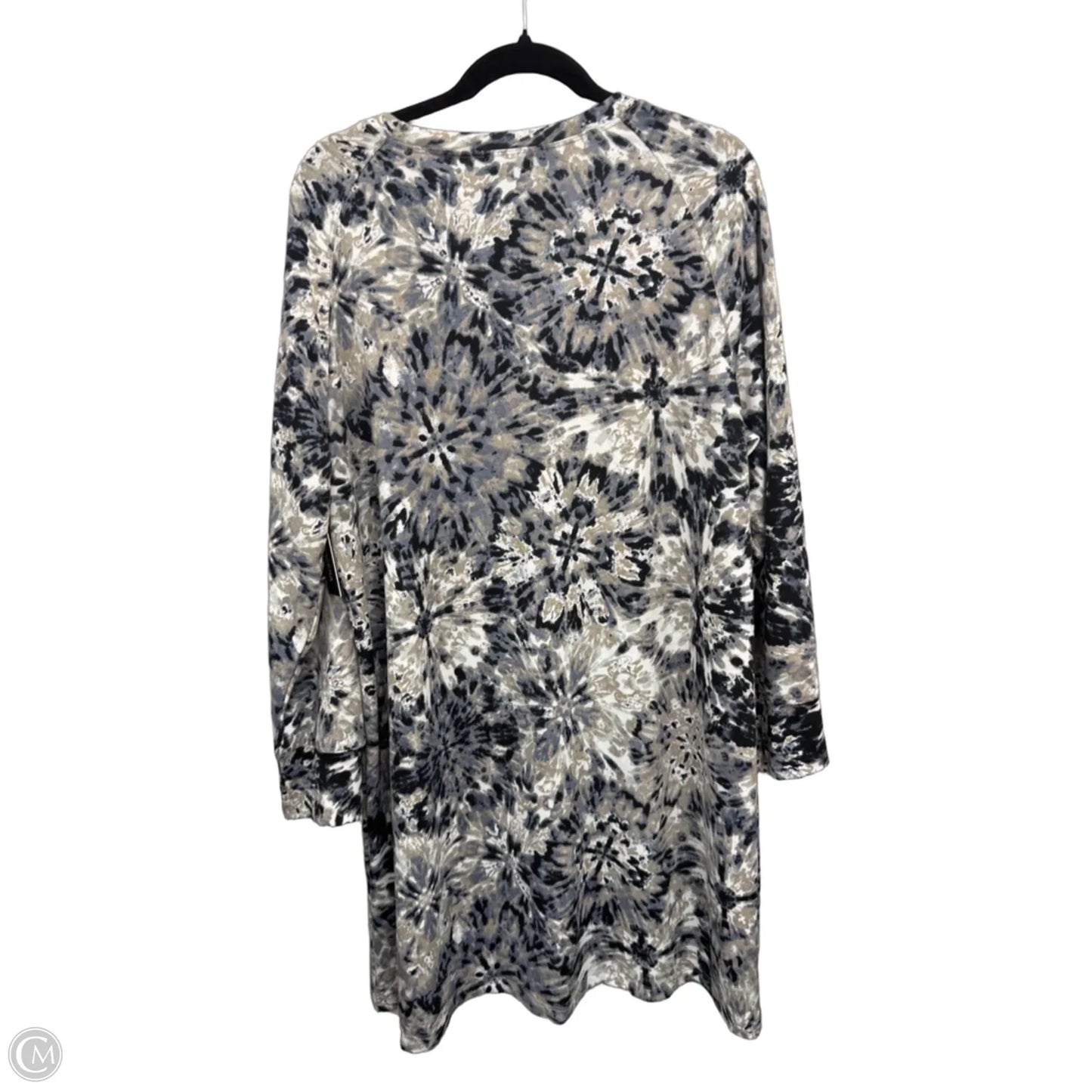 Dress Casual Short By Tacera In Tie Dye Print, Size: Xl
