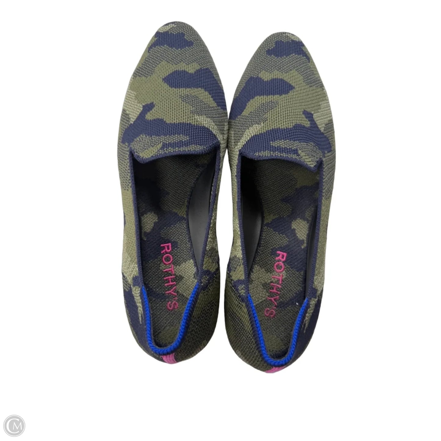 Shoes Flats By Rothys In Camouflage Print, Size: 7.5